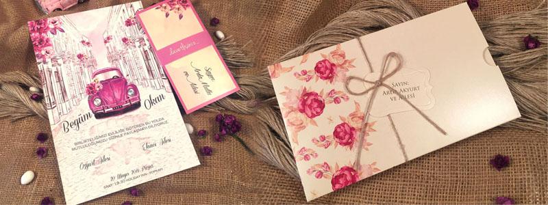 Ekonomik düğün davetiyeleri